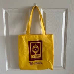 College of Charleston 250th Year Gold & Maroon Tote Bag